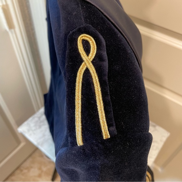 ZARA men velvet sailor’s blazer - Picture 11 of 13